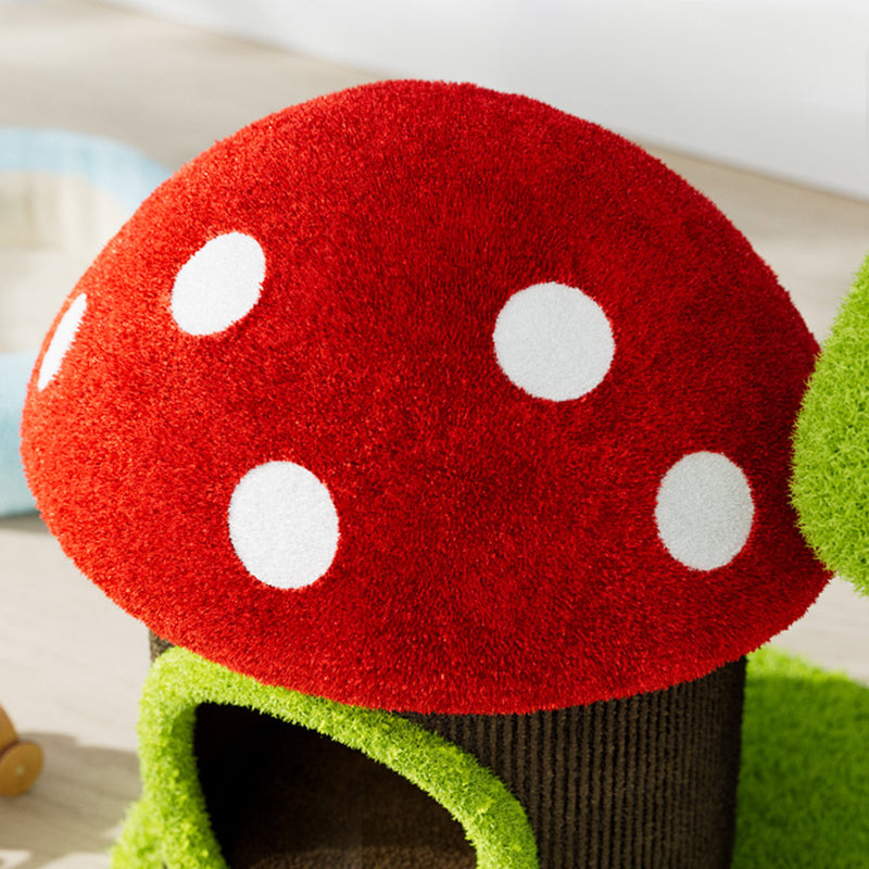 Mushroom Grove Cat Tree with 3 Condos