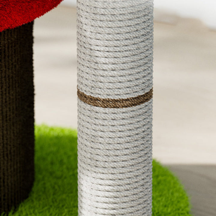Mushroom Grove Cat Tree with 3 Condos