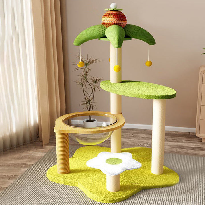 Coconut Palm Cat Tower