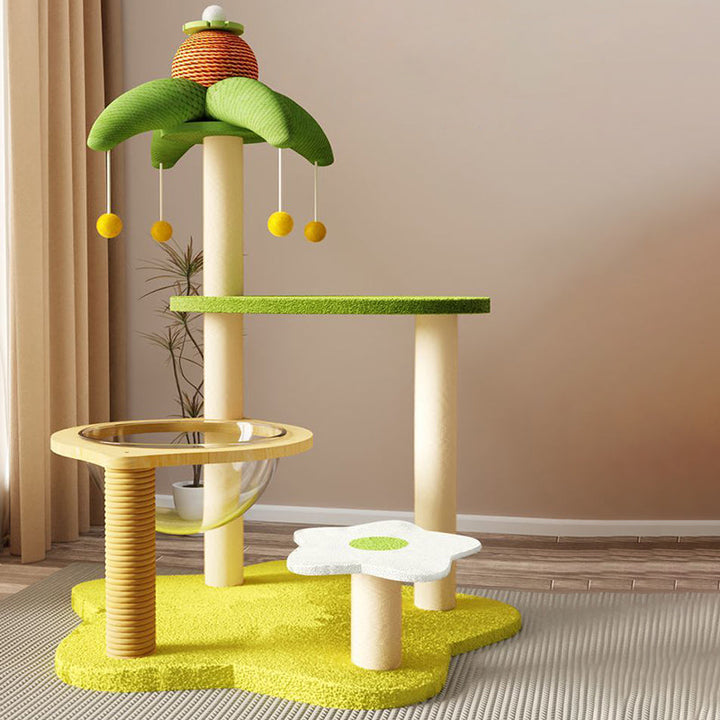 Coconut Palm Cat Tower