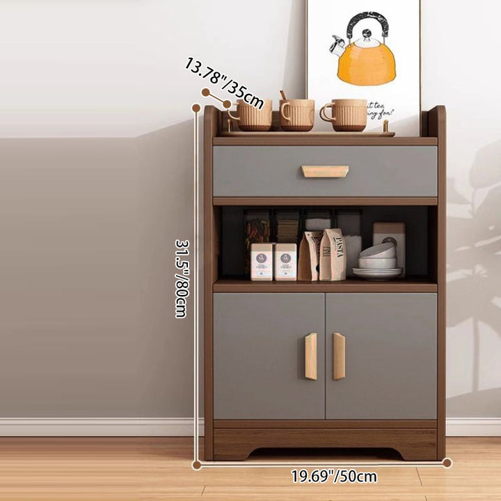 Rolling 4-Tier Sideboard