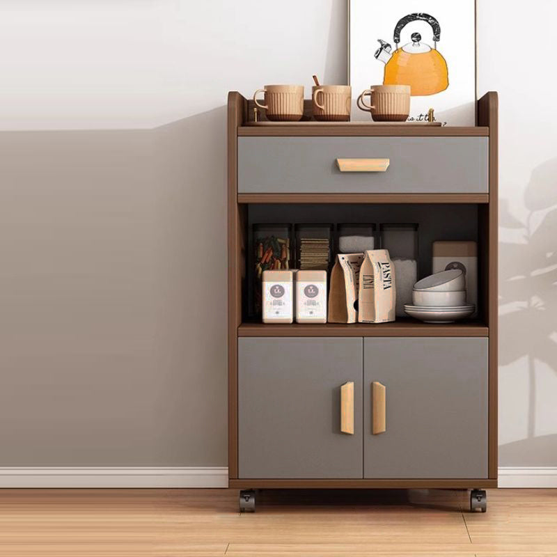Rolling 4-Tier Sideboard