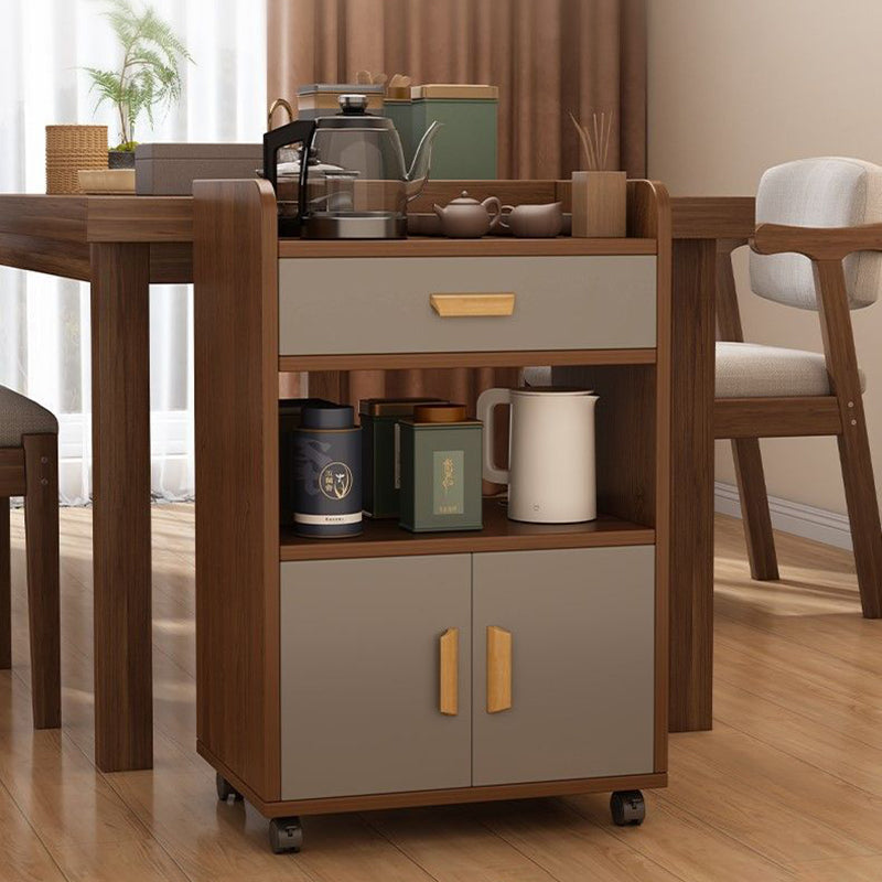 Rolling 4-Tier Sideboard