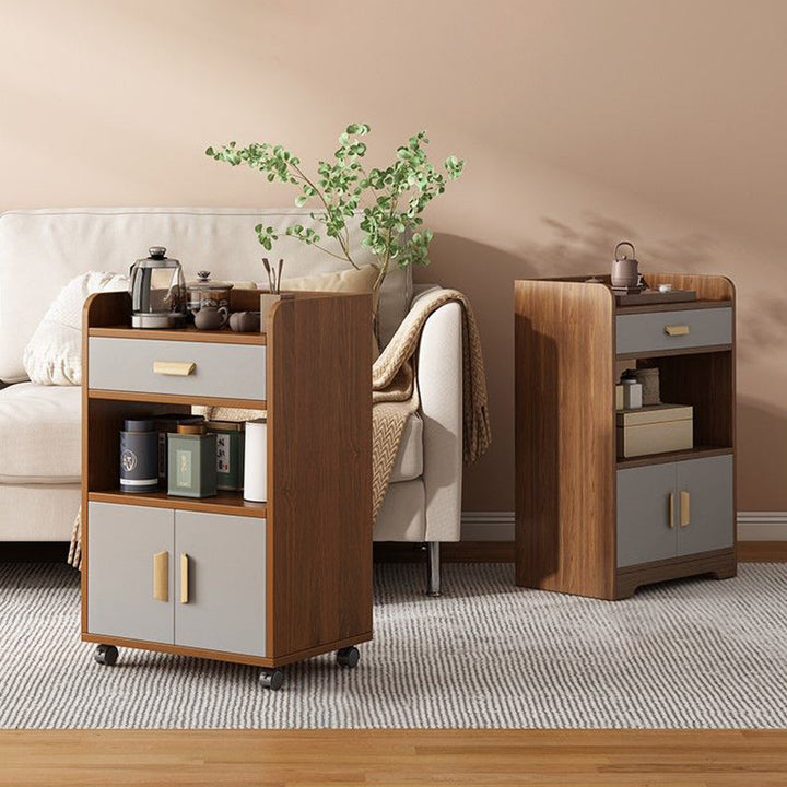Rolling 4-Tier Sideboard
