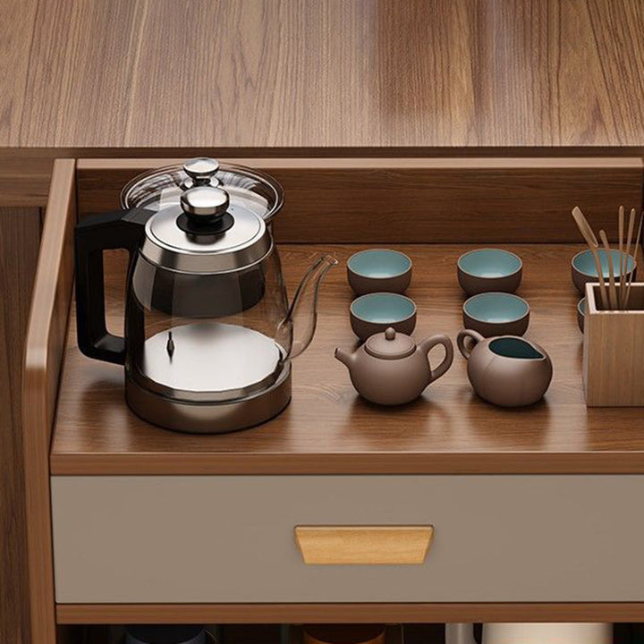 Rolling 4-Tier Sideboard