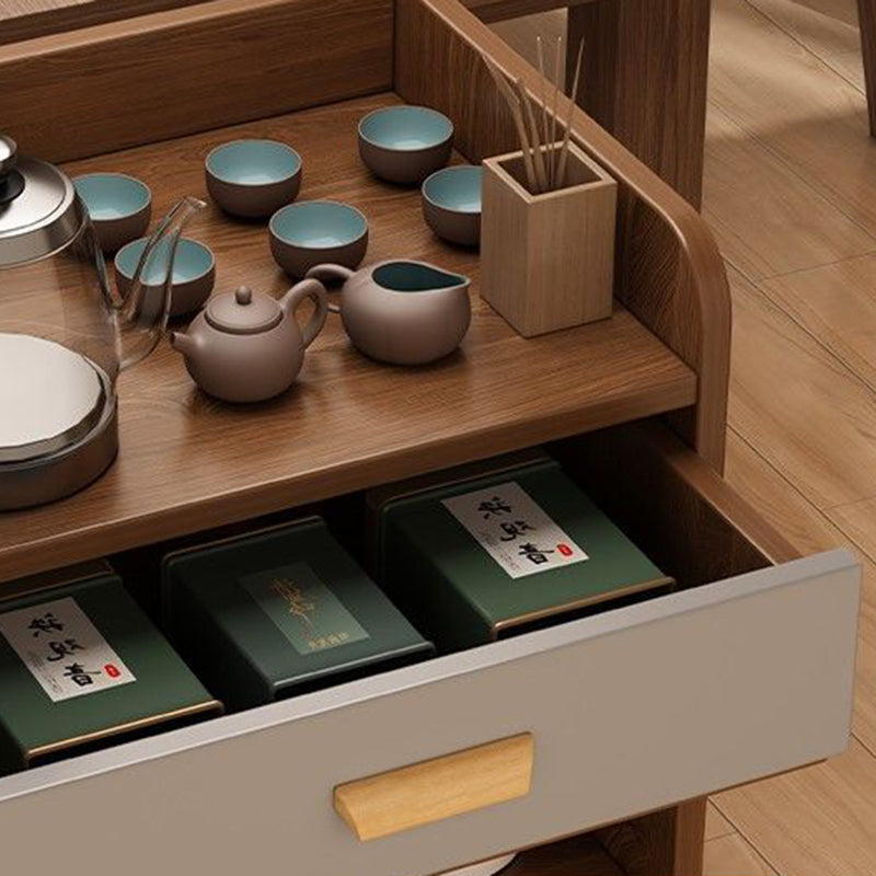 Rolling 4-Tier Sideboard