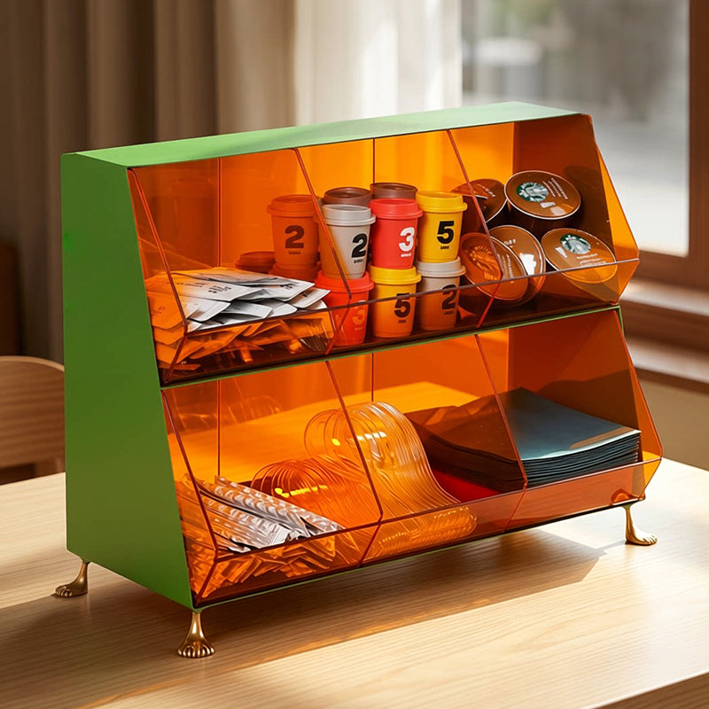 Desktop Storage Shelf, 6-cabinet