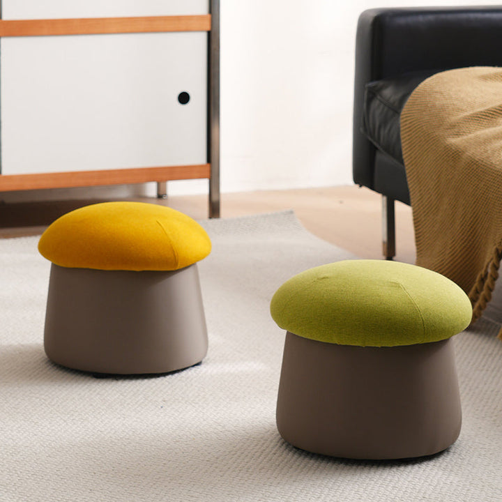 Mushroom Velvet Stool