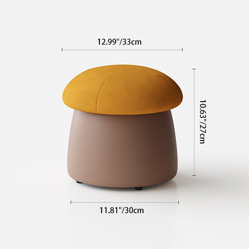 Mushroom Velvet Stool