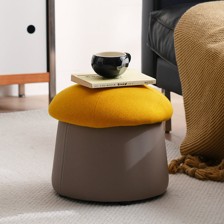 Mushroom Velvet Stool