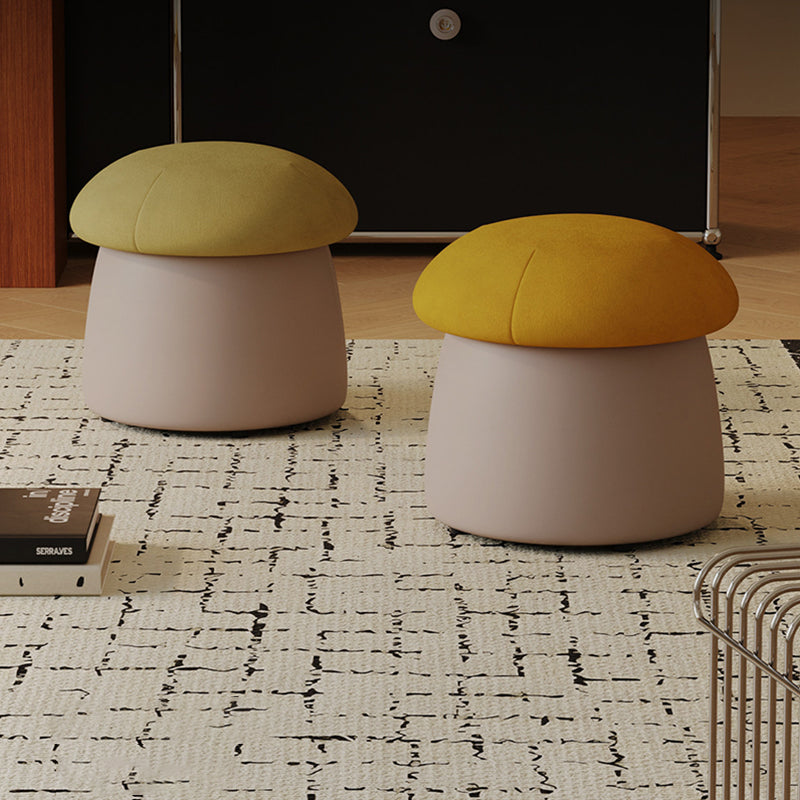 Mushroom Velvet Stool