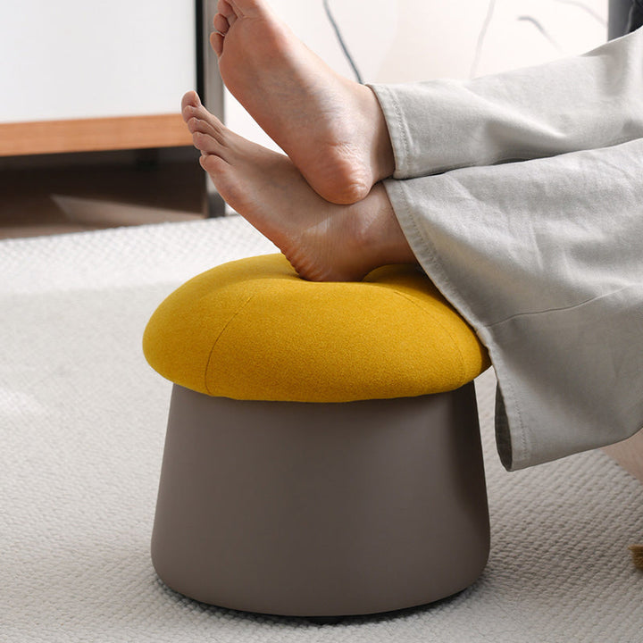 Mushroom Velvet Stool