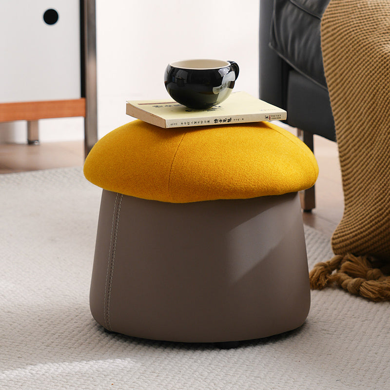 Mushroom Velvet Stool