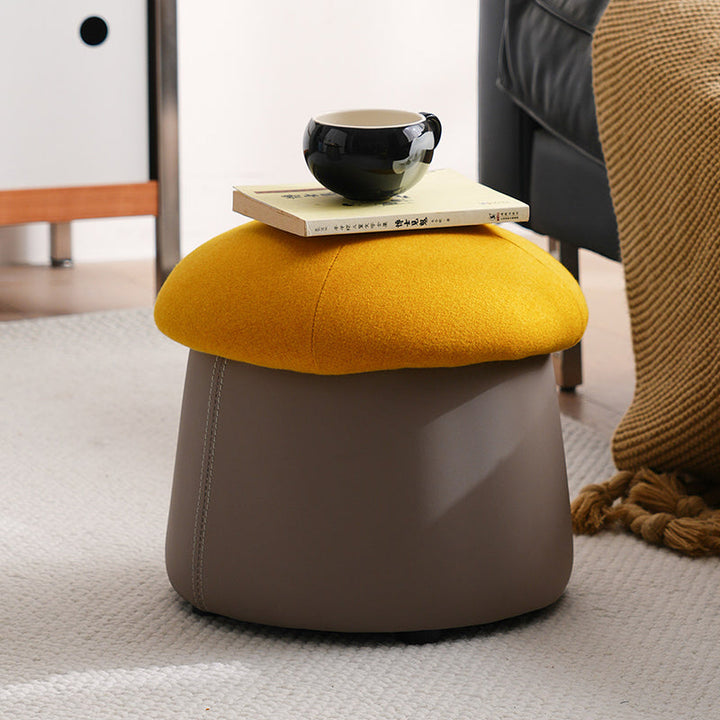 Mushroom Velvet Stool