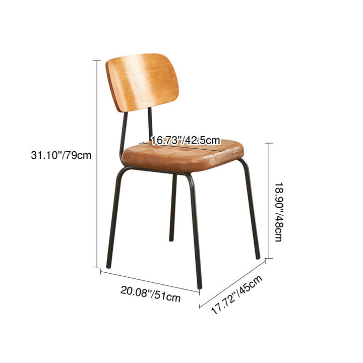 Contour Leather Dining Chair