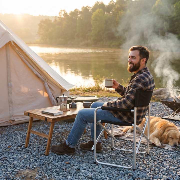 Aluminum Foldable Camping Chair - lifestyle