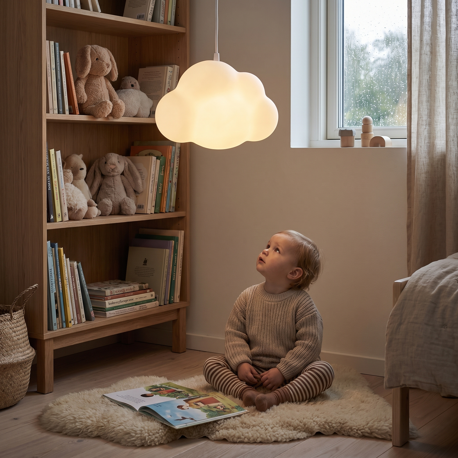 Cloud Nightlight Pendant - lifestyle