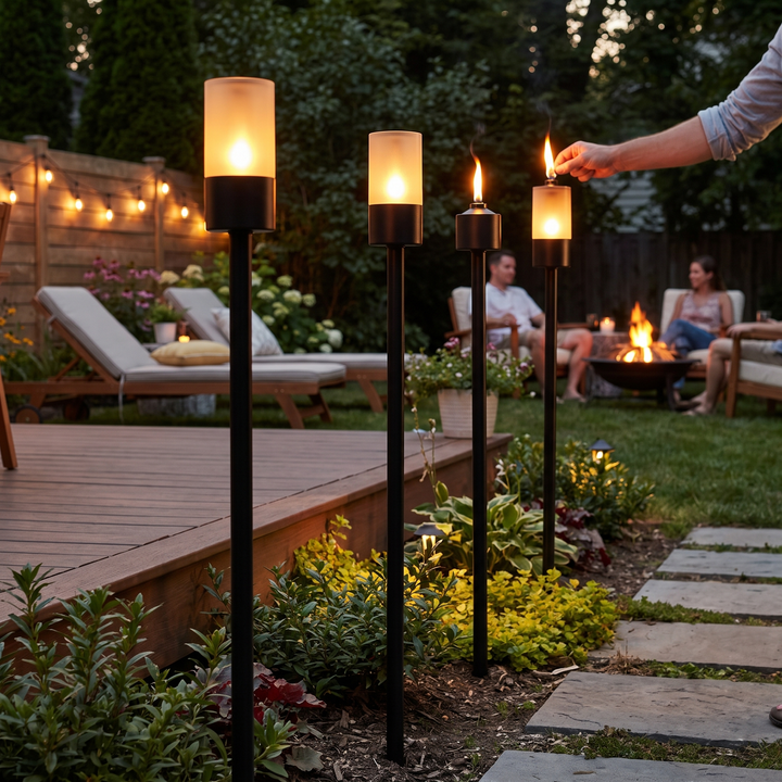 Solar Pathway Light Set (3-Pack) - lifestyle