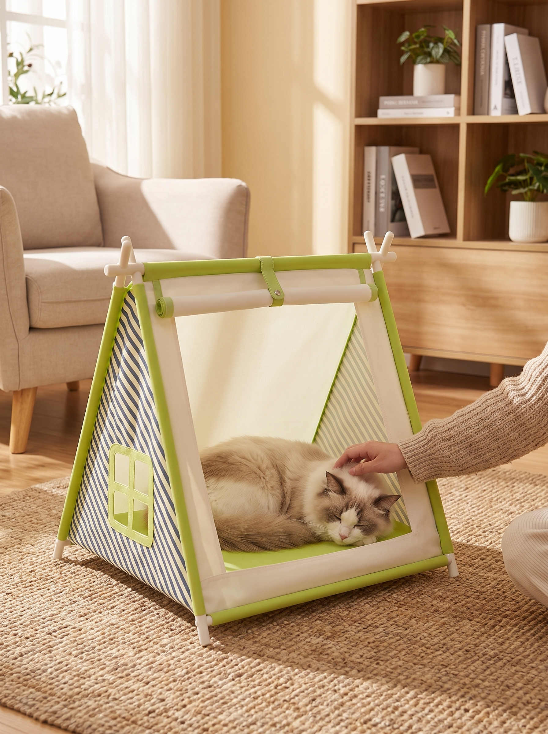 Tent Nook Cat Bed lifestyle image 3