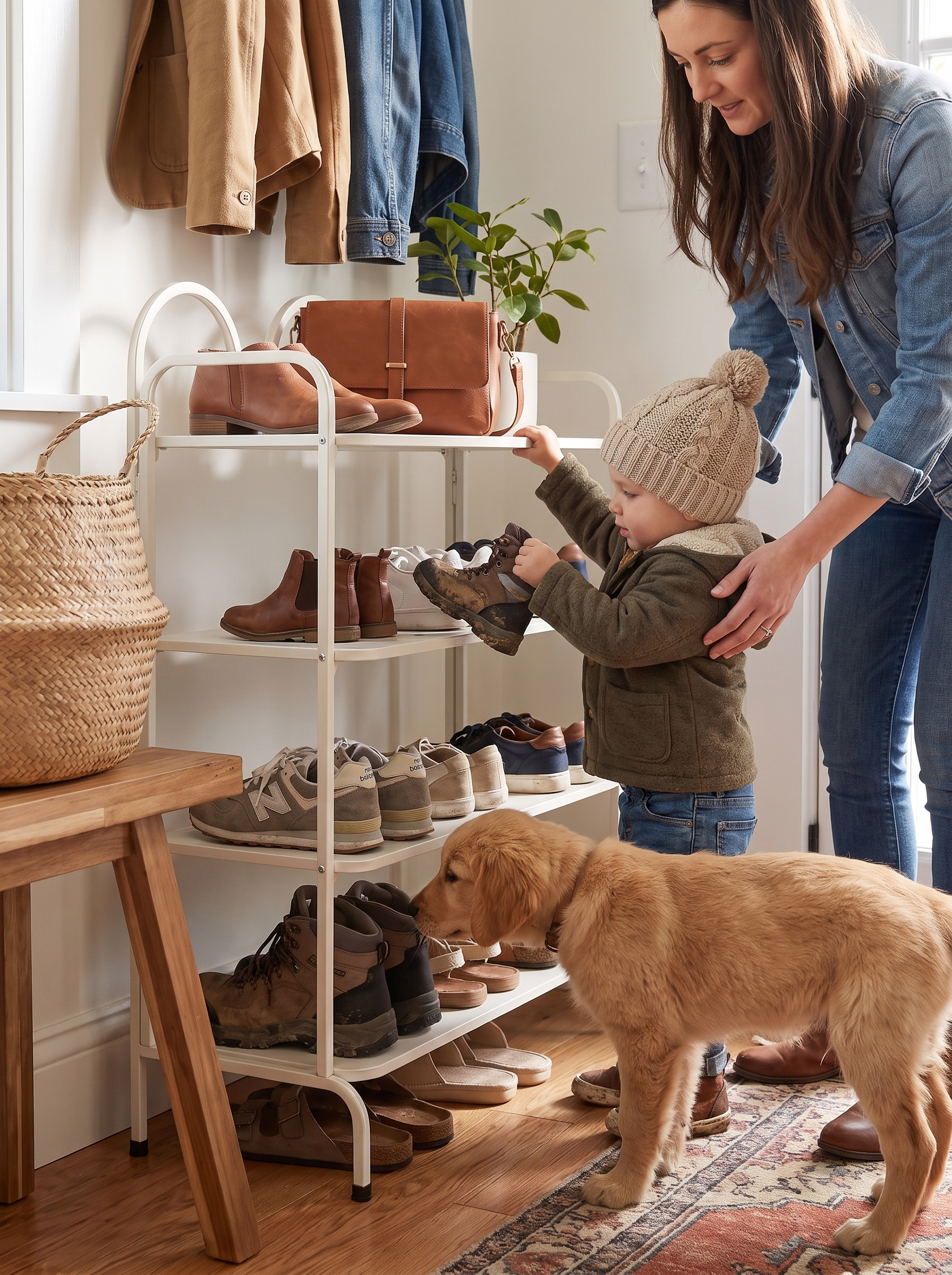 Cat Ear Shoe Rack lifestyle image 1