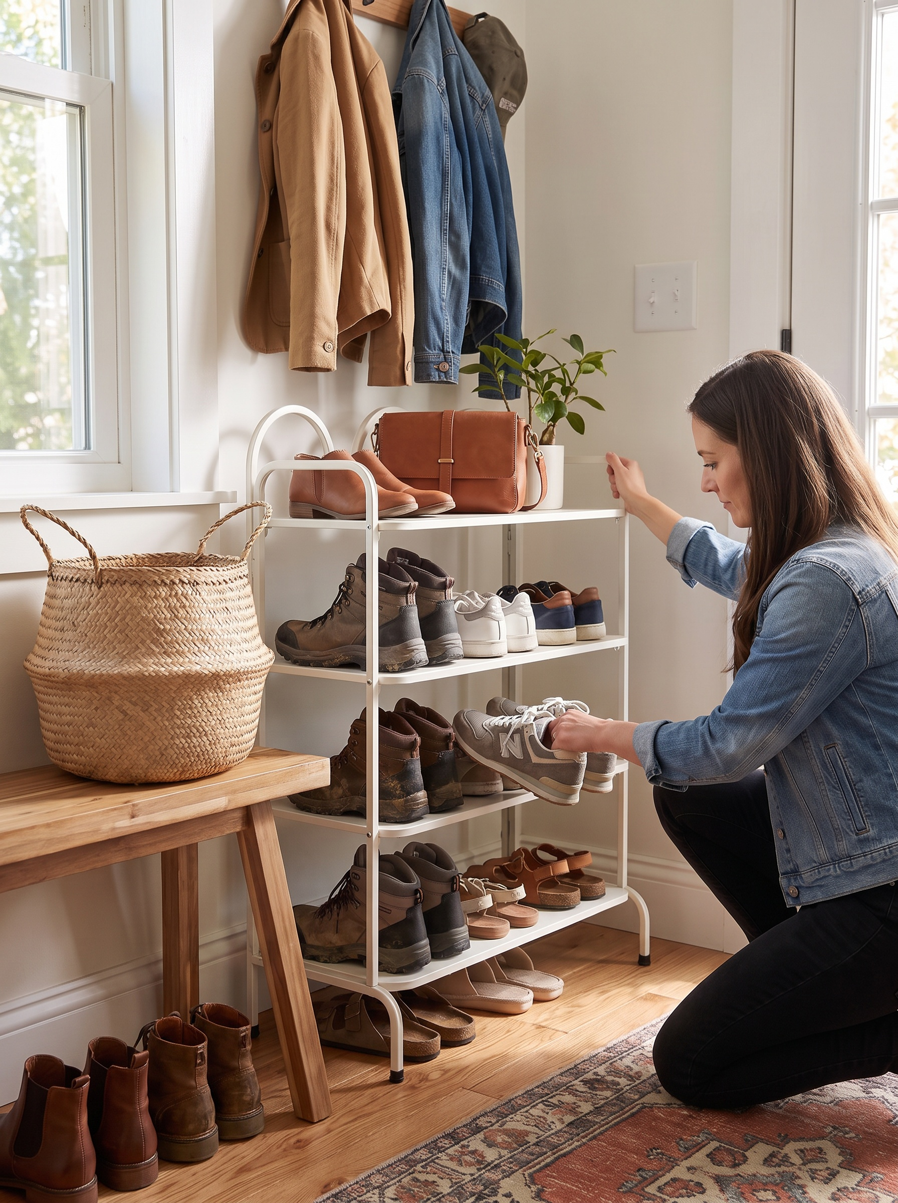 Cat Ear Shoe Rack lifestyle image 2