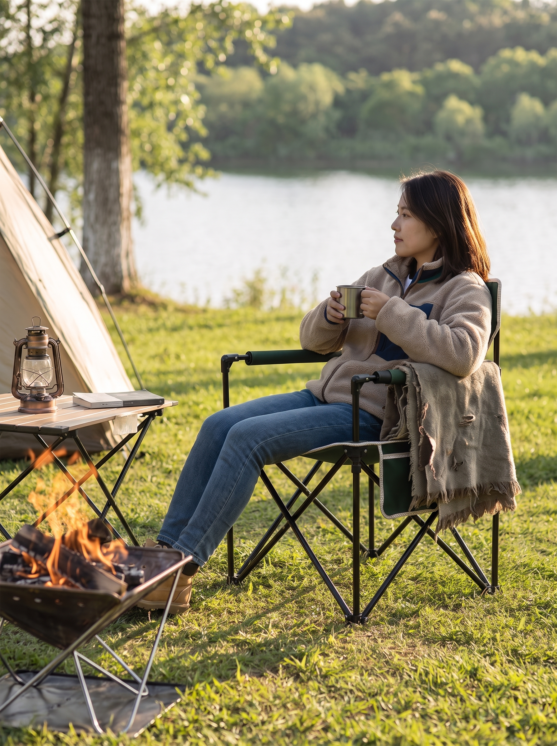 Trailside Iron Camping Chair lifestyle image 3