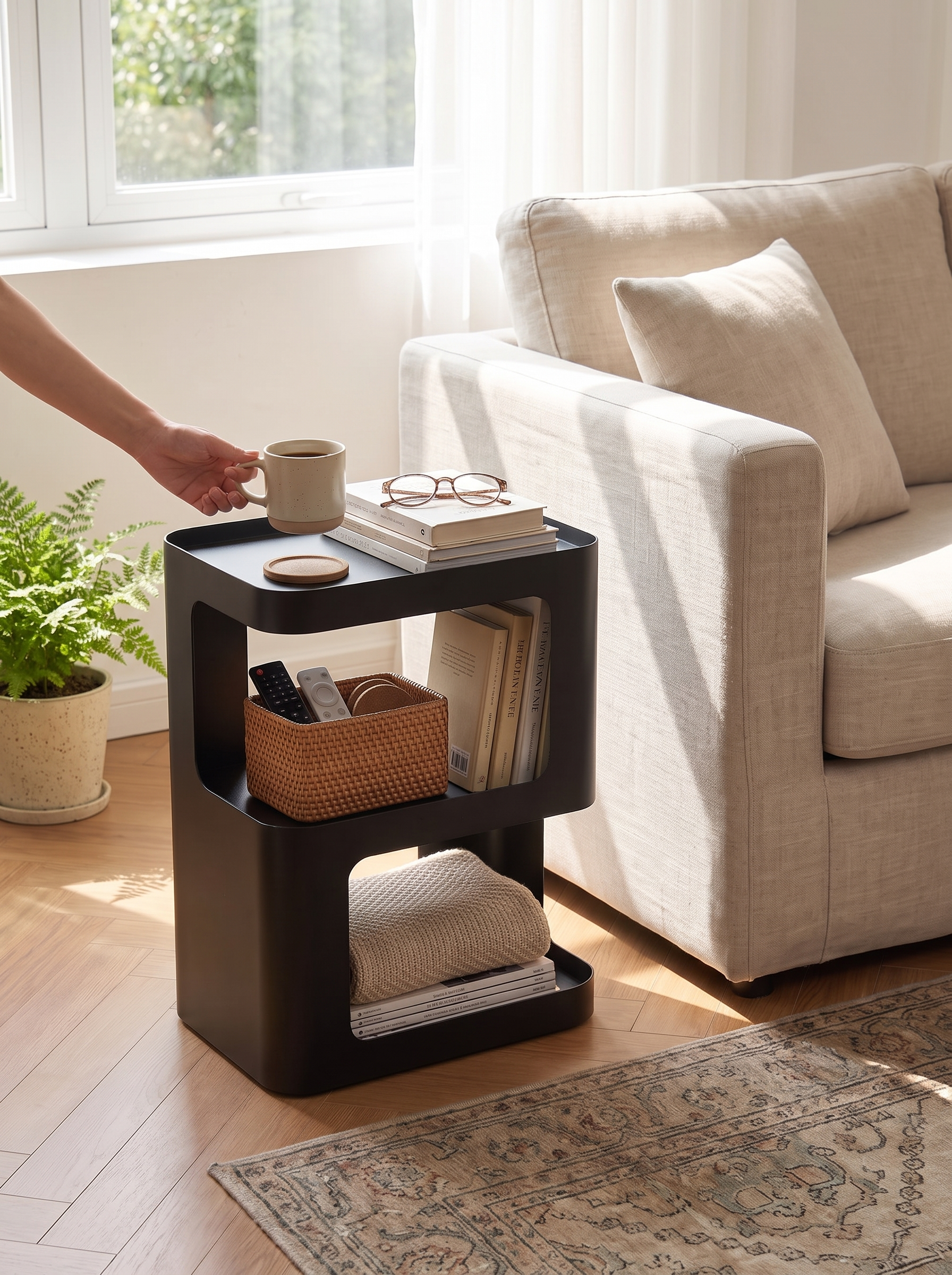 Foundry Iron Storage Shelf lifestyle image 1