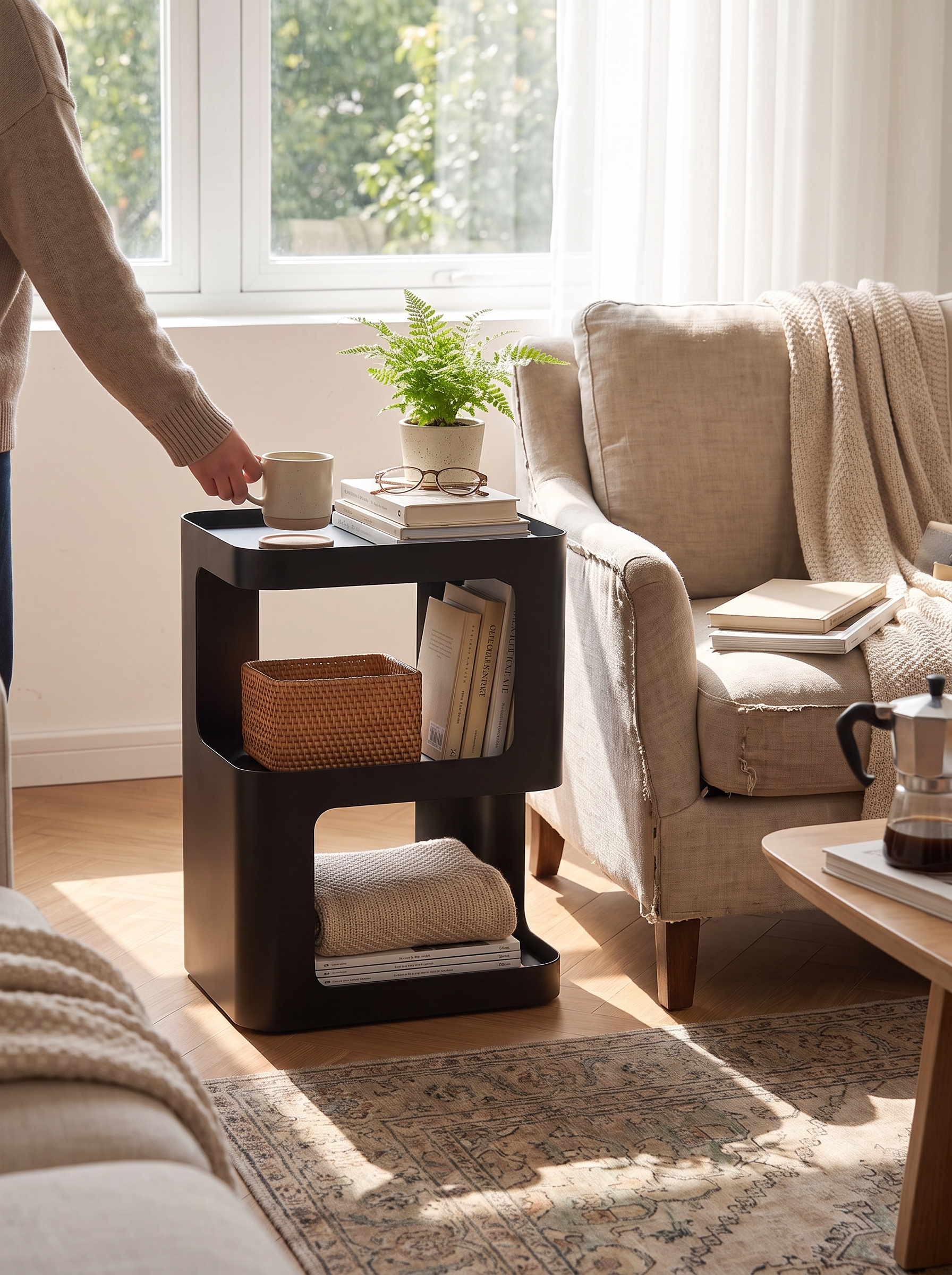 Foundry Iron Storage Shelf lifestyle image 3