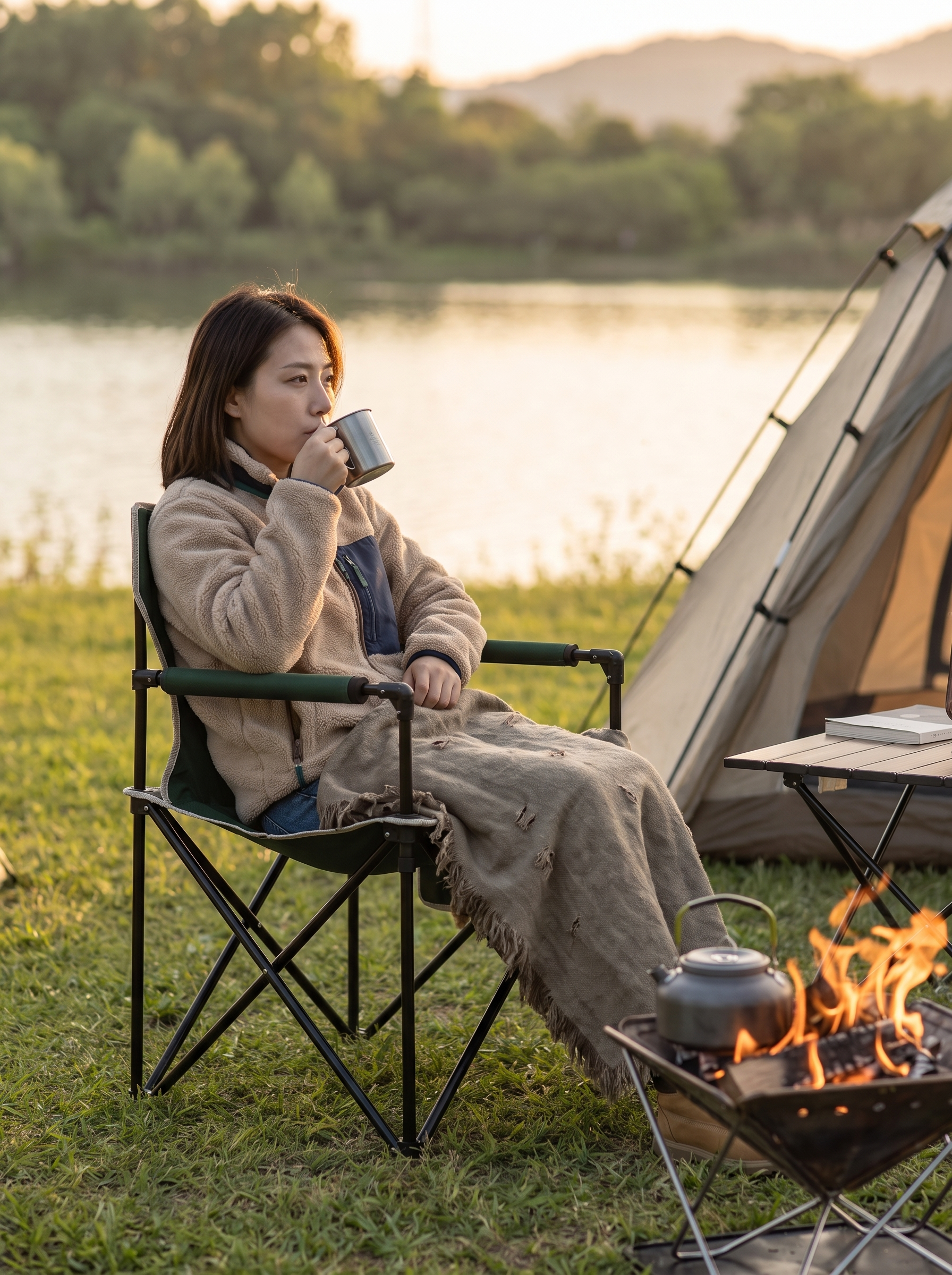 Trailside Iron Camping Chair lifestyle image 1