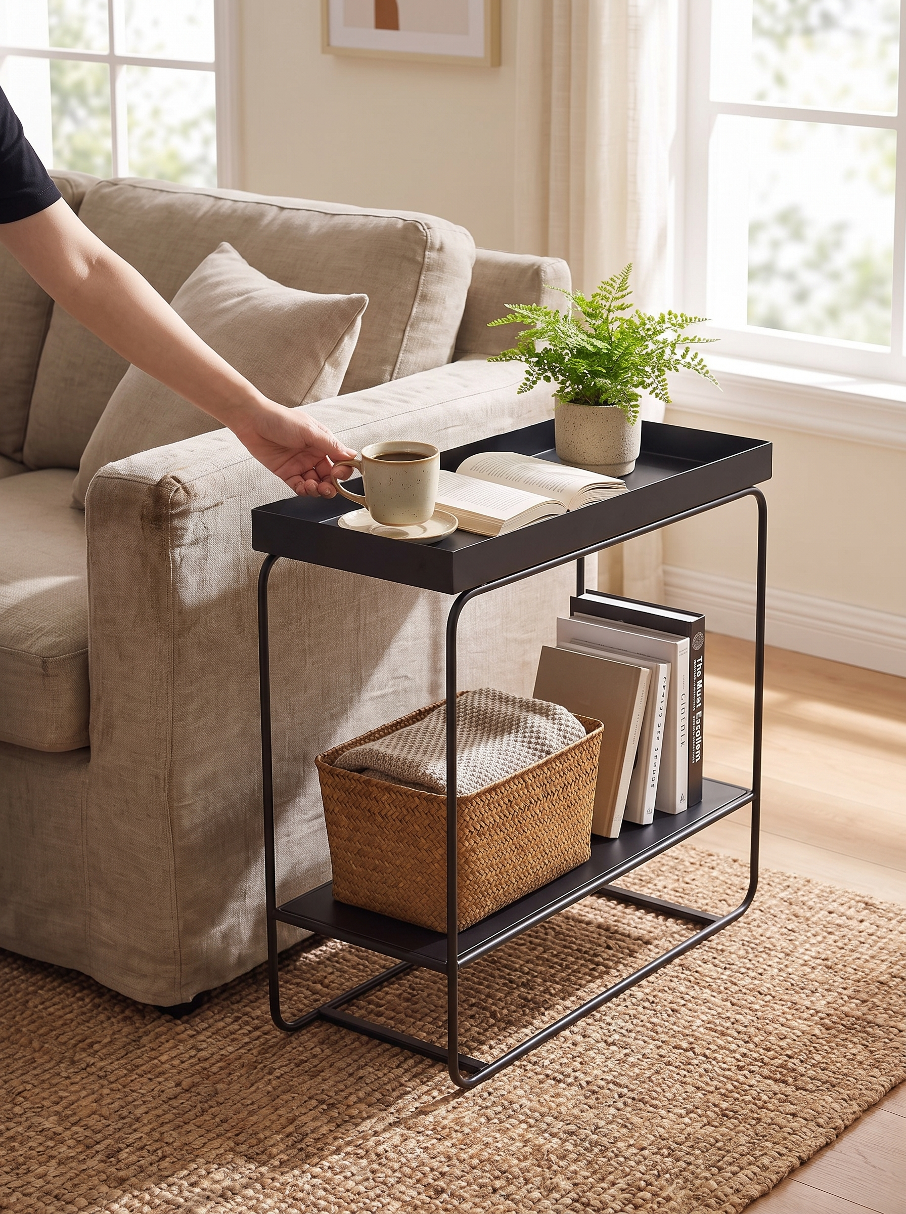 Threshold Iron Console Table lifestyle image 2