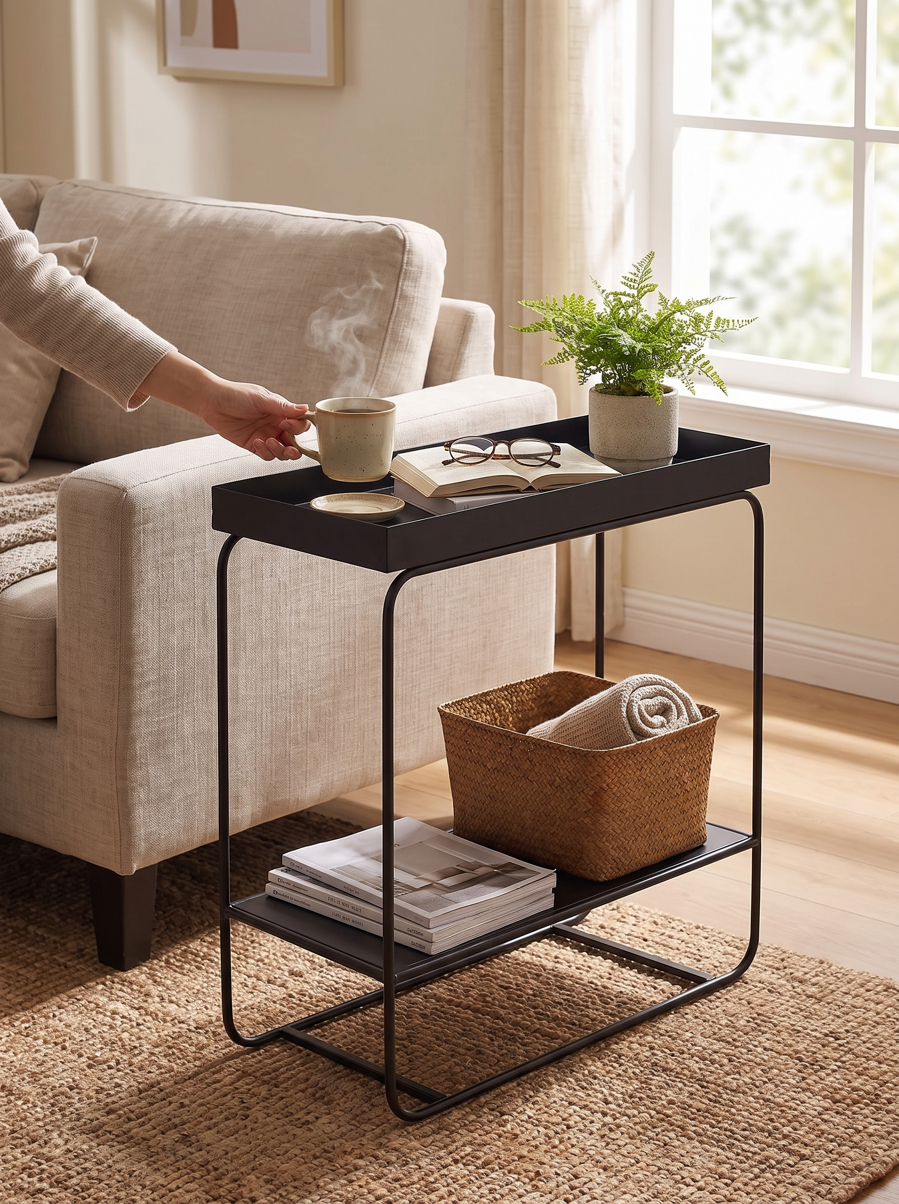 Threshold Iron Console Table lifestyle image 3
