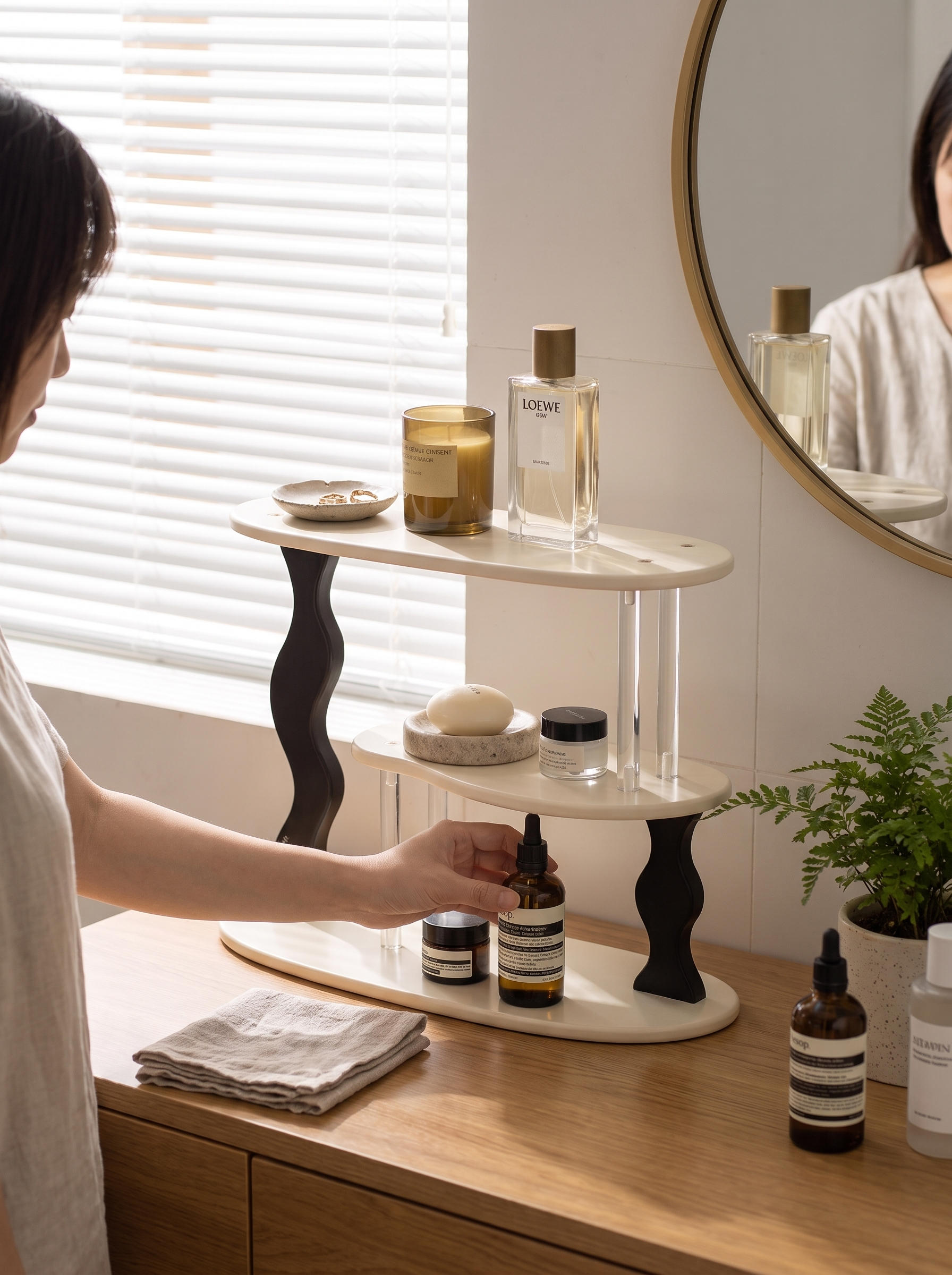 3-Tier Desktop Shelf lifestyle image 3
