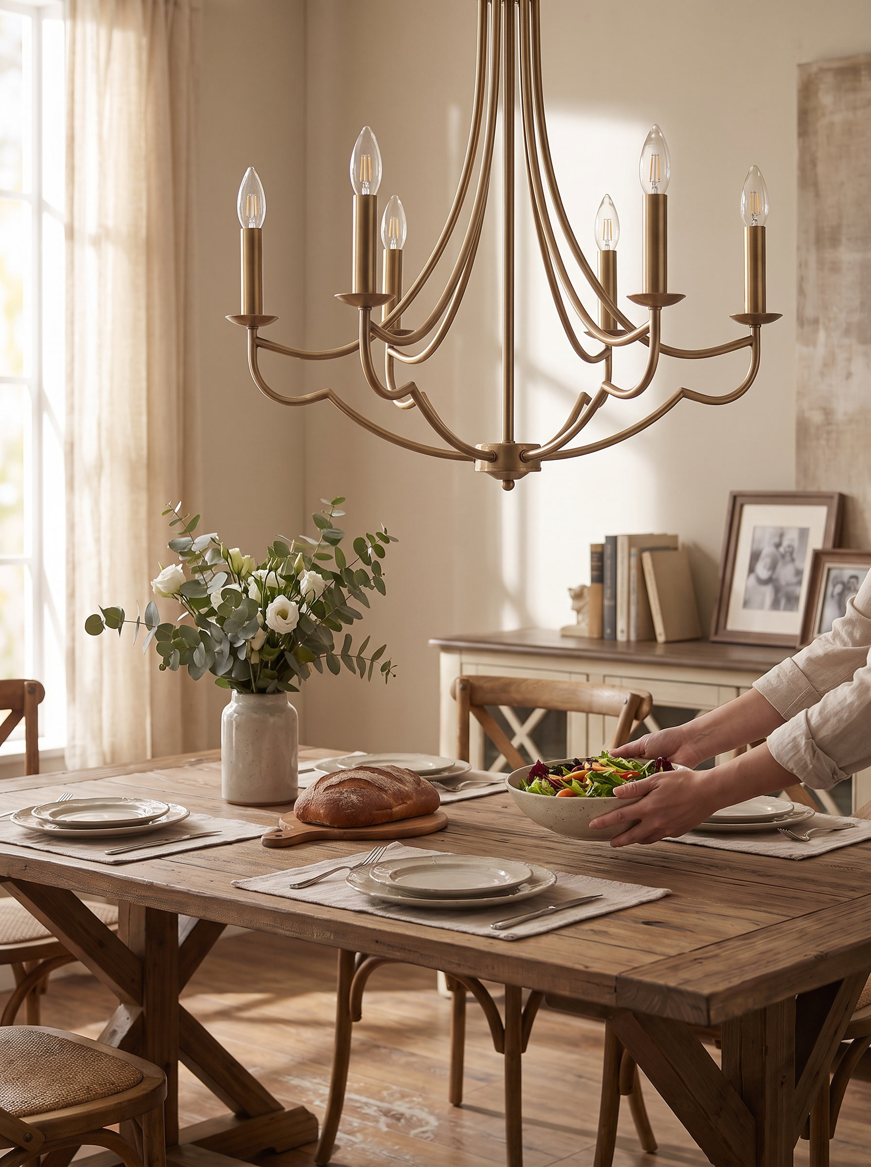 Aurelia Candle Chandelier lifestyle image 3