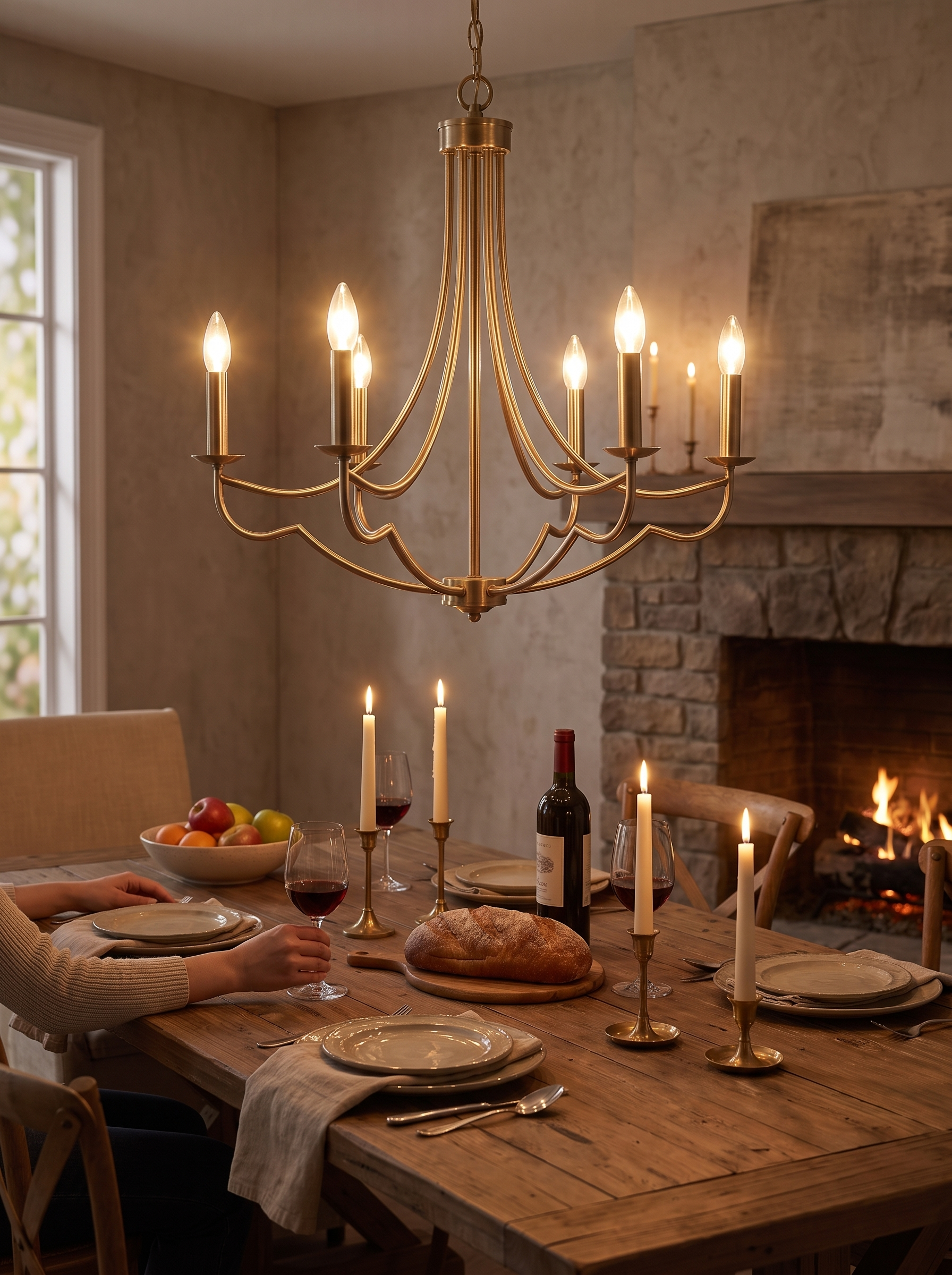 Aurelia Candle Chandelier lifestyle image 1