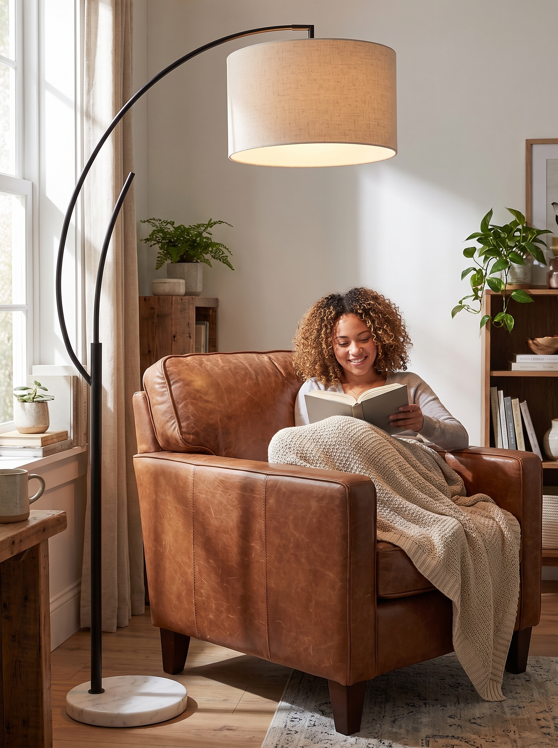 Arco Reading Floor Lamp lifestyle image 1