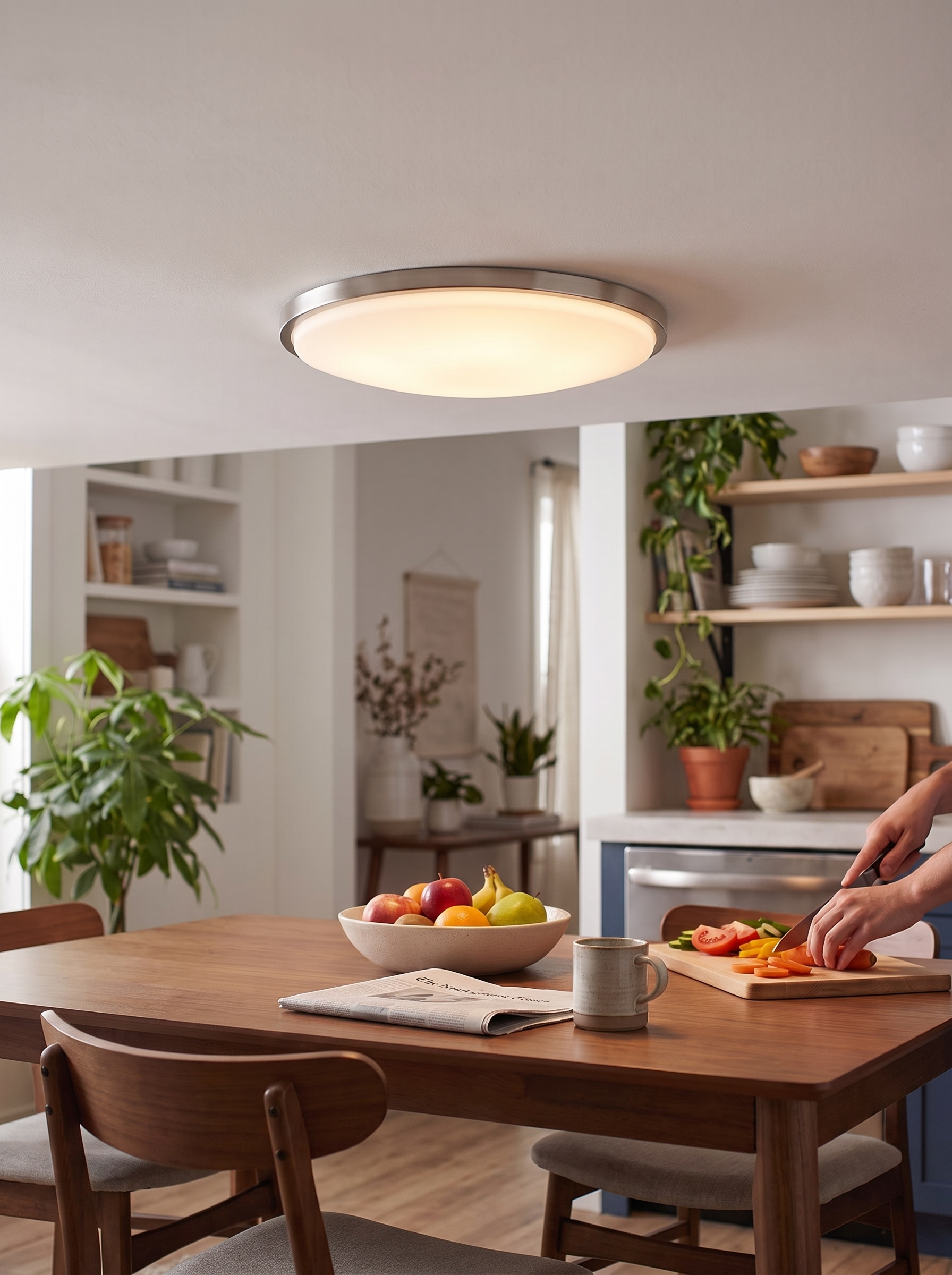 Halo Flush Mount Light lifestyle image 1