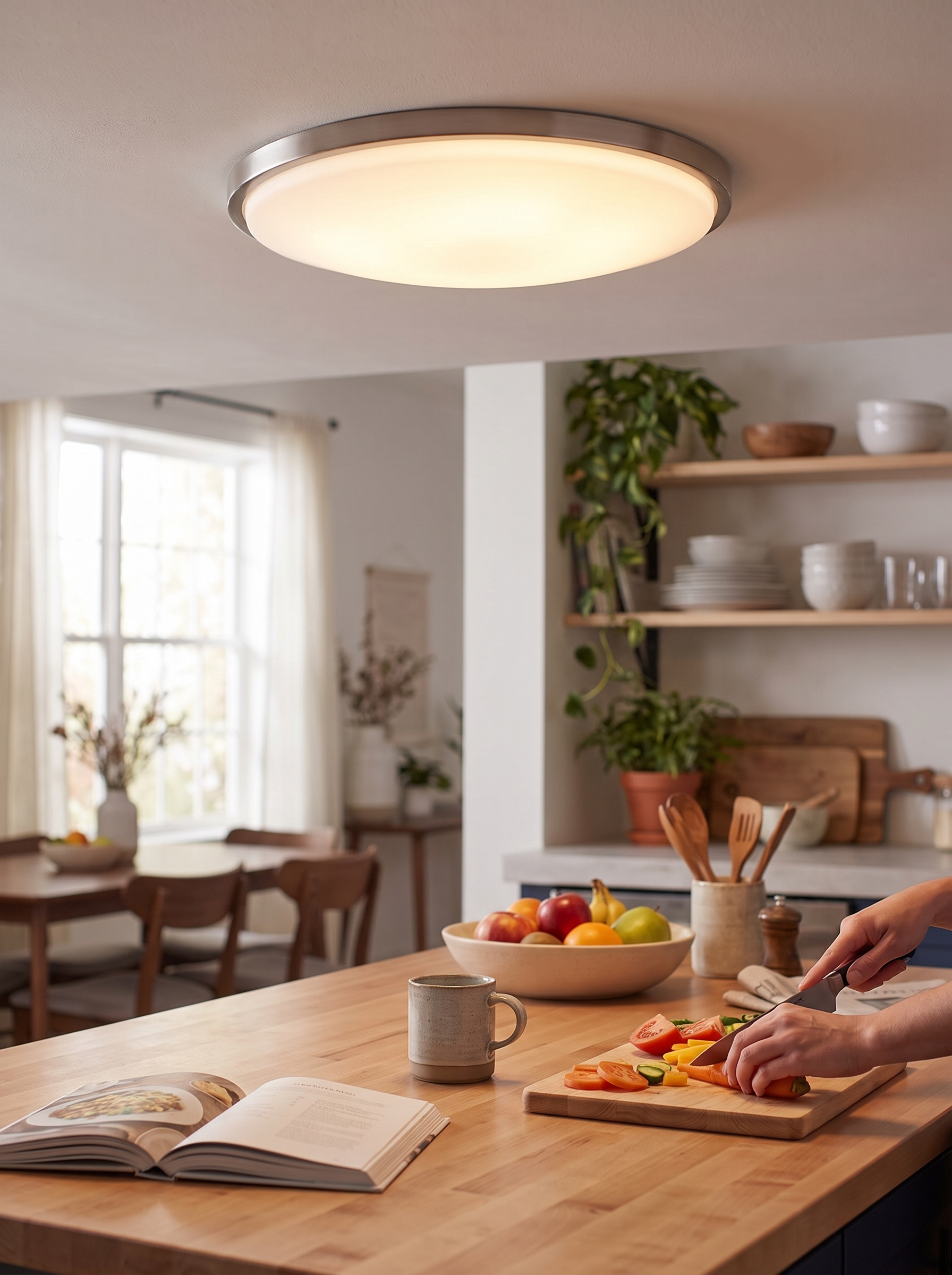 Halo Flush Mount Light lifestyle image 3